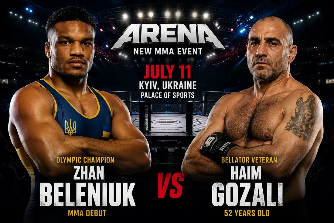 Беленюк против Гозали на промо-постере ARENA Championship в Киеве