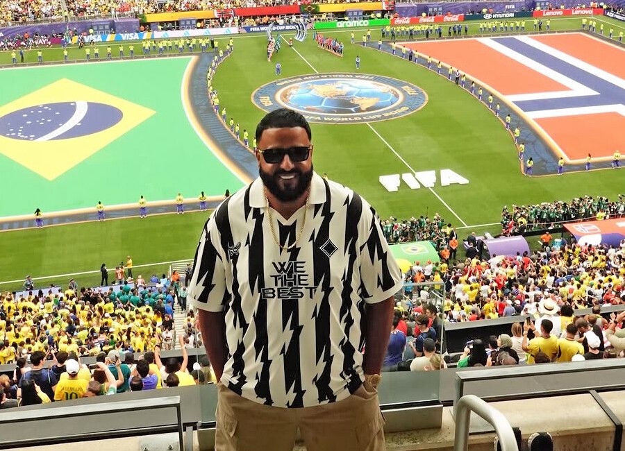DJ Khaled на трибуні під час матчу Бразилія — Норвегія на ЧС-2026