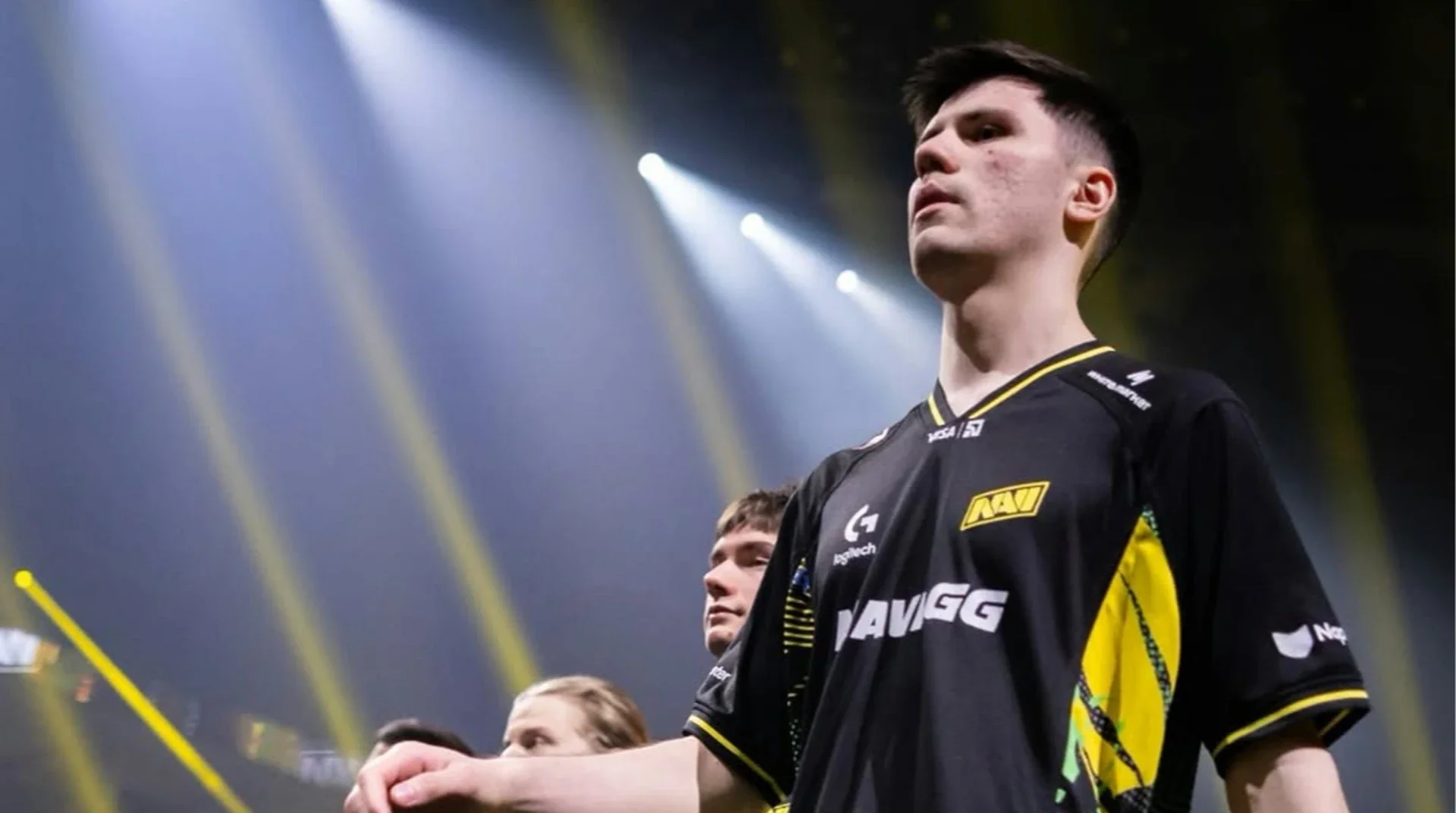 Гравець NAVI DarkAngel на сцені Esports World Cup 2026