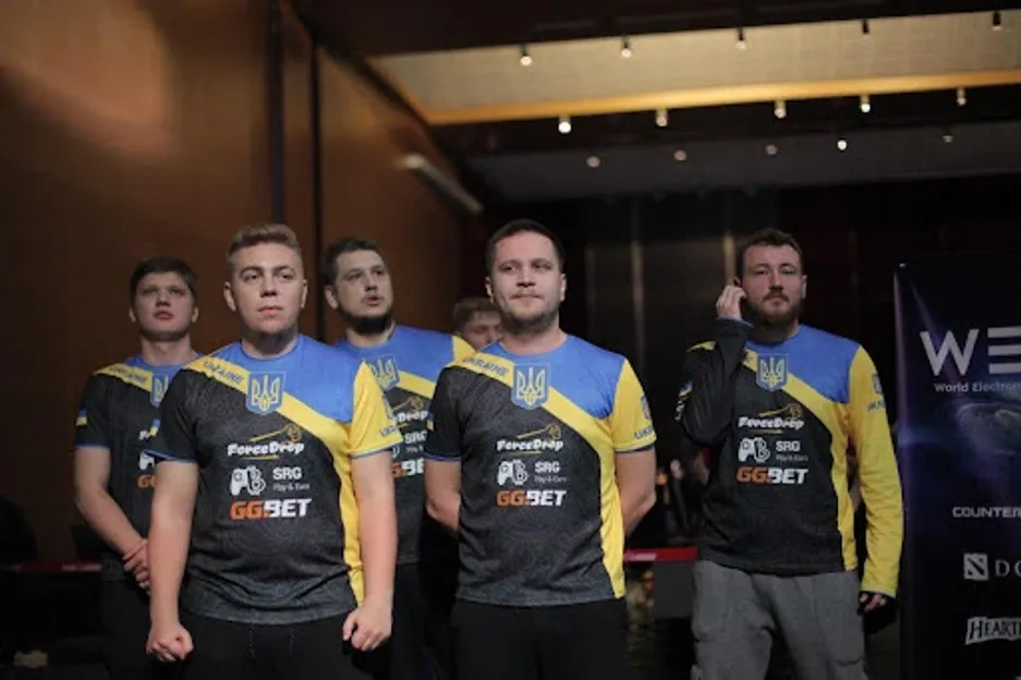 Збірна України з Counter-Strike 2 у формі на відборі до Esports Nations Cup 2026